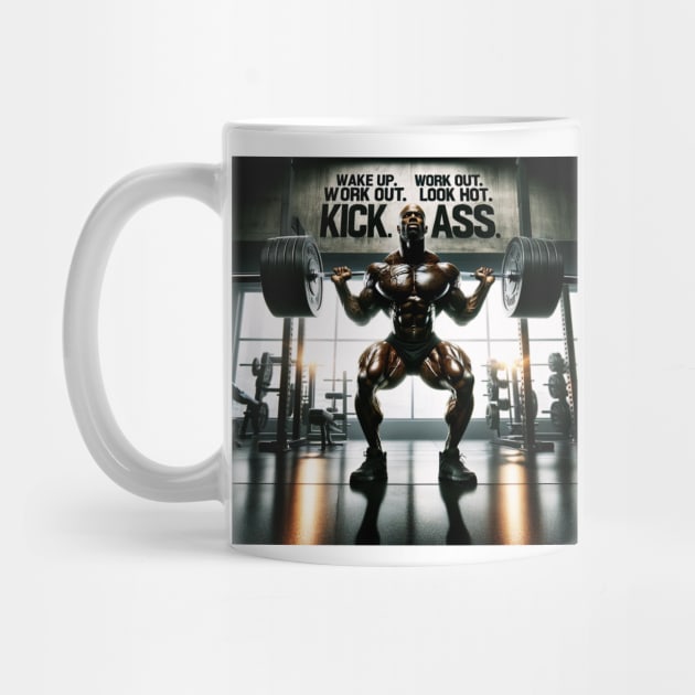 Wake up. Work out. Look hot. Kick ass by St01k@